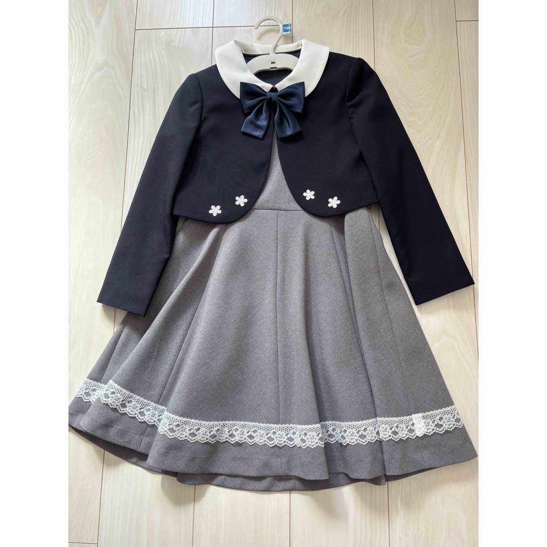 PLUS ONE(プラスワン)のフォーマル　セレモニー　女の子　入学 卒園 130 キッズ/ベビー/マタニティのキッズ服女の子用(90cm~)(ドレス/フォーマル)の商品写真