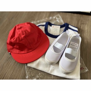 カンコー(KANKO)の体操服・赤白帽子・うわばき　入園3セット(スクールシューズ/上履き)