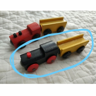 イケア(IKEA)のイケア　木製汽車(電車のおもちゃ/車)