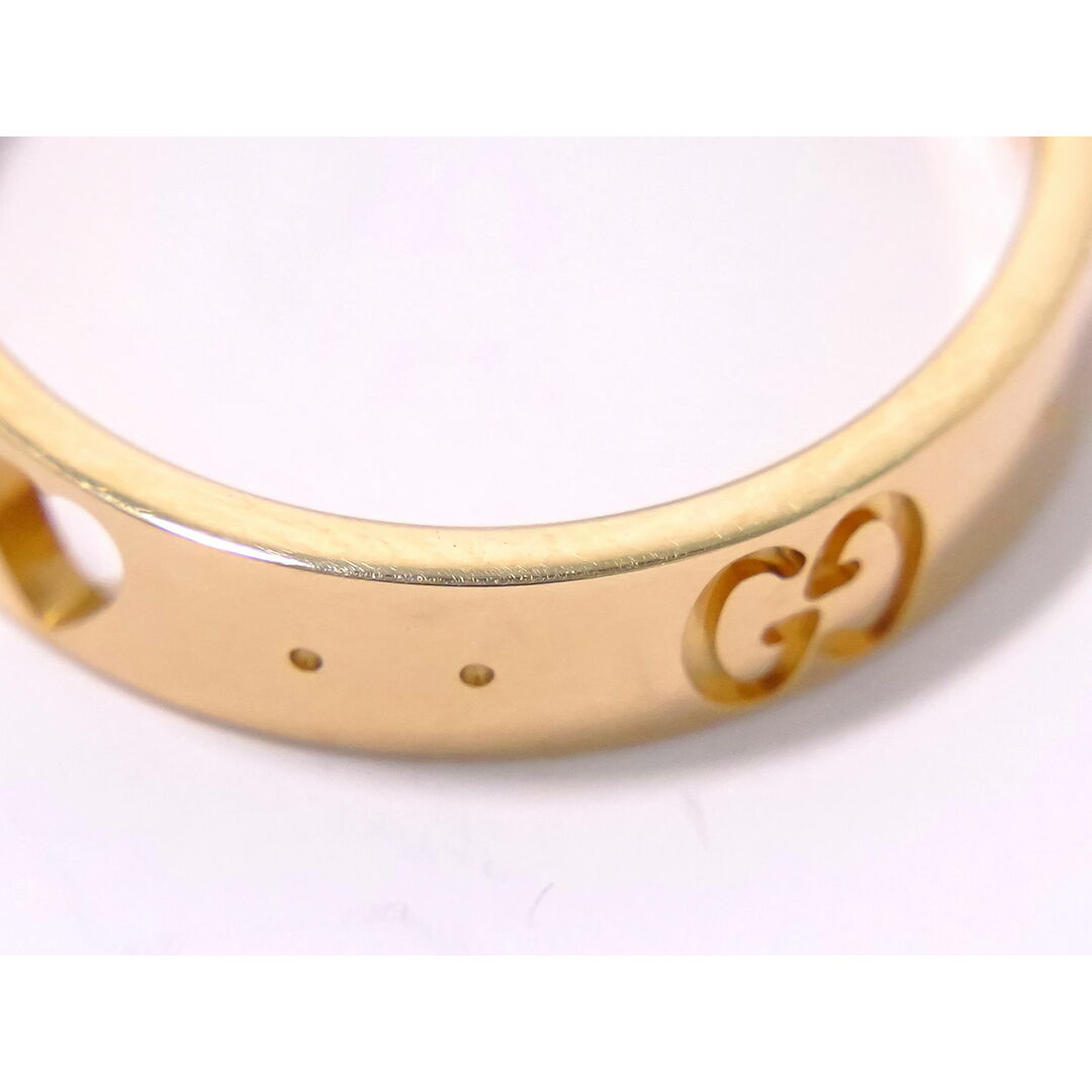 GUCCI - 本物 グッチ GUCCI GG アイコン ハート 750 PG リング GUCCI - 本物 グッチ GUCCI GG アイコン ハート 750 PG リング