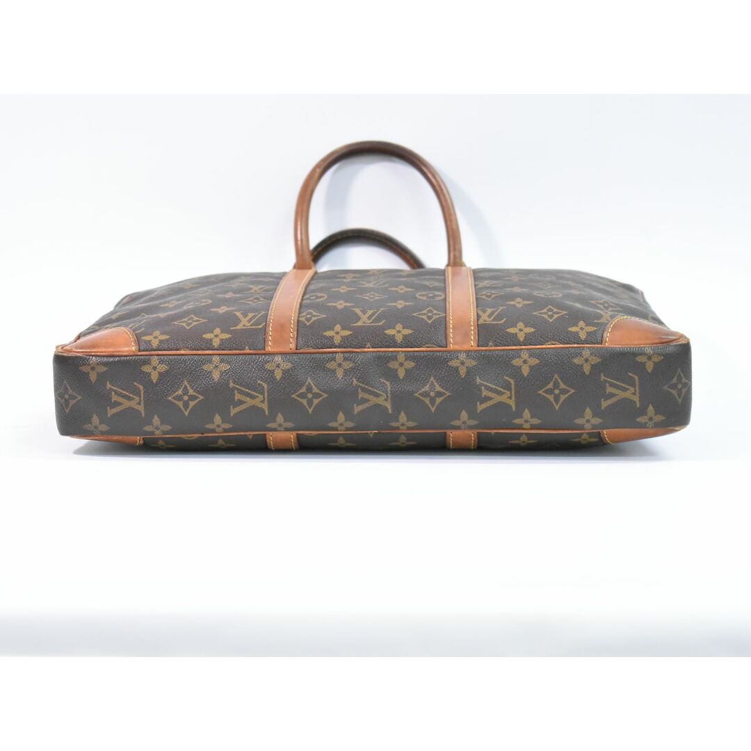 LOUIS VUITTON(ルイヴィトン)の本物 ルイヴィトン LOUIS VUITTON LV ポルトドキュマン ヴォワヤージュ モノグラム ビジネスバッグ ハンドバッグ ブラウン M40226 ビトン バッグ 中古 メンズのバッグ(ビジネスバッグ)の商品写真