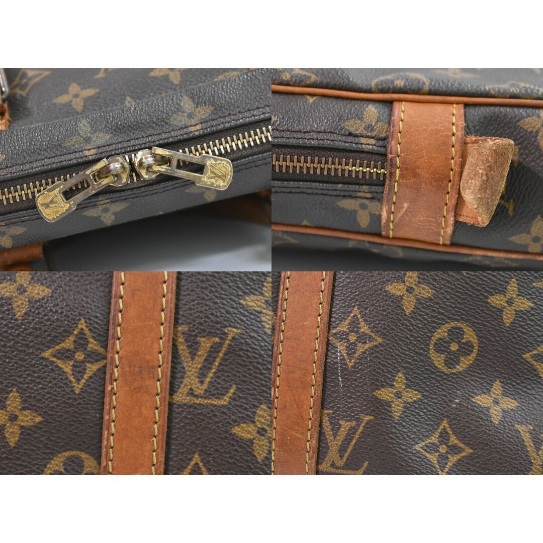 LOUIS VUITTON(ルイヴィトン)の本物 ルイヴィトン LOUIS VUITTON LV ポルトドキュマン ヴォワヤージュ モノグラム ビジネスバッグ ハンドバッグ ブラウン M40226 ビトン バッグ 中古 メンズのバッグ(ビジネスバッグ)の商品写真