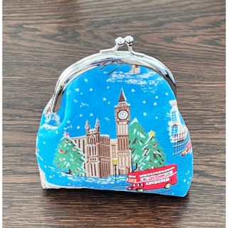 キャスキッドソン(Cath Kidston)のキャスキッドソン　がま口財布　ロンドンシーン　クリスマス(財布)