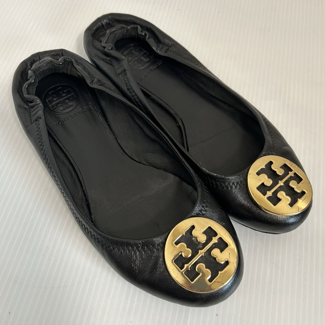 Tory Burch(トリーバーチ)のTORY BURCH トリーバーチ 定番 バレエシューズ ブラック 24.0cm レディースの靴/シューズ(バレエシューズ)の商品写真