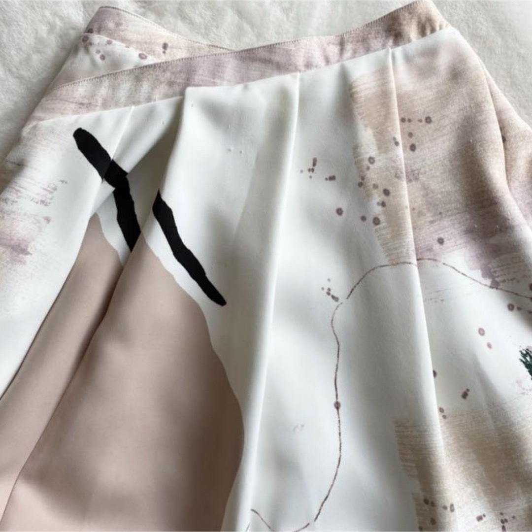 AMERI vintage MARY PAINTING FLARE SKIRT AMERI vintage MARY PAINTING FLARE SKIRT