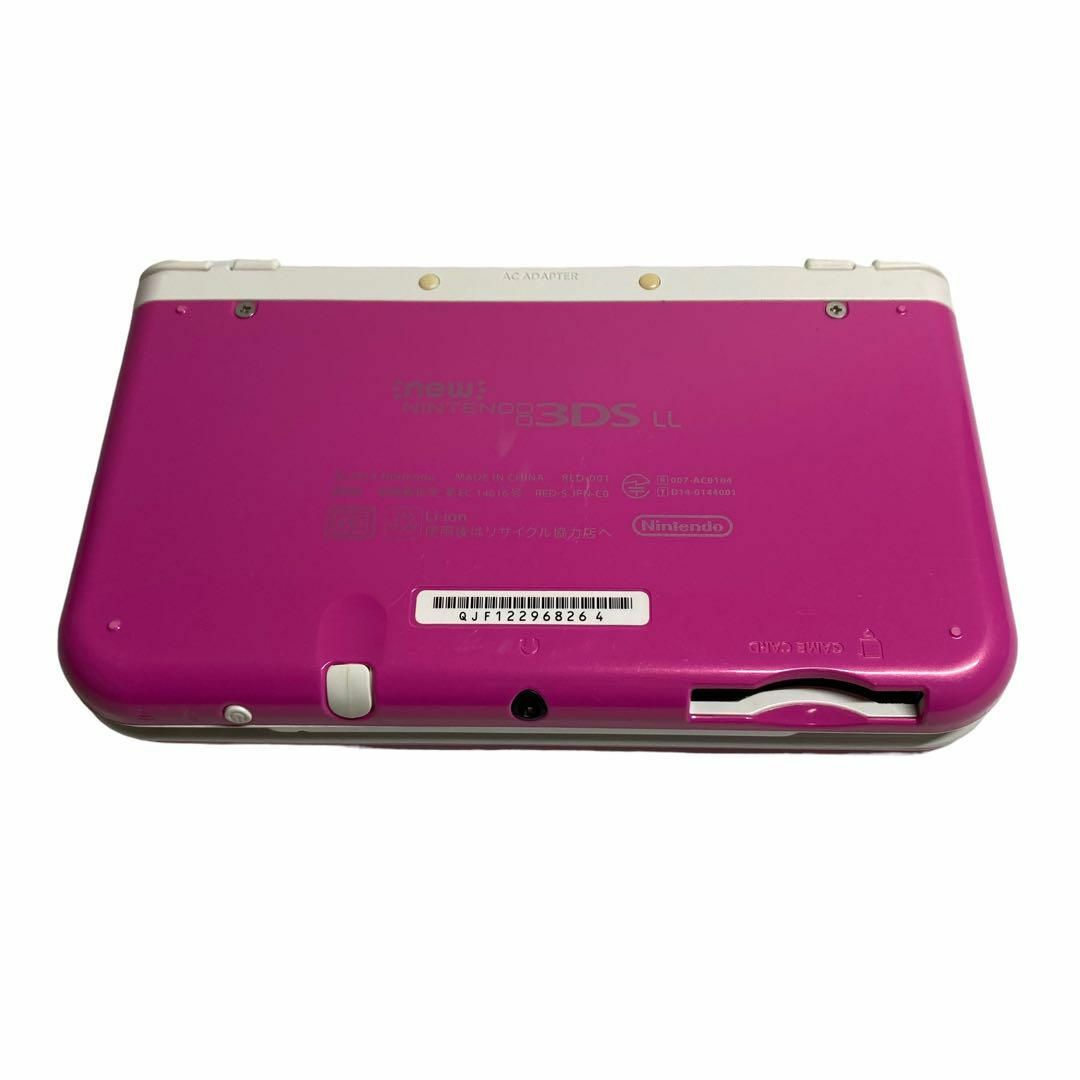 ニンテンドー3DS(ニンテンドー3DS)のNewニンテンドー3DS LL ピンク×ホワイト エンタメ/ホビーのゲームソフト/ゲーム機本体(携帯用ゲーム機本体)の商品写真