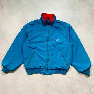 エディーバウアー(Eddie Bauer)のEddieBauer エディーバウアー ブルーナイロンフリースジャケット(ブルゾン)