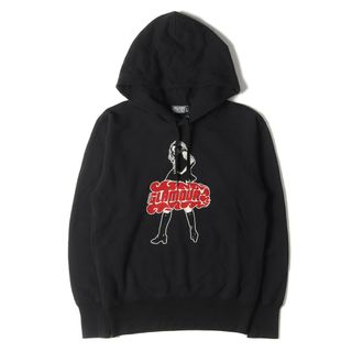 ヒステリックグラマー(HYSTERIC GLAMOUR)のHYSTERIC GLAMOUR ヒステリックグラマー パーカー サイズ:S 21AW VIXEN GIRL オーバー サイズ スウェットパーカー トップス フーディー 裏毛 ヴィクセン ガール ビッグ シルエット ブラック 黒 日本製【メンズ】【中古】(パーカー)