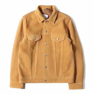 uniform experiment - 新品 UNIFORM EXPERIMENT ユニフォームエクスペリメント ジャケット サイズ:1 22AW カーフ スウェードレザー 3rdタイプ ジャケット SUEDE LEATHER JACKET キャメル アウター ブルゾン 上着【メンズ】