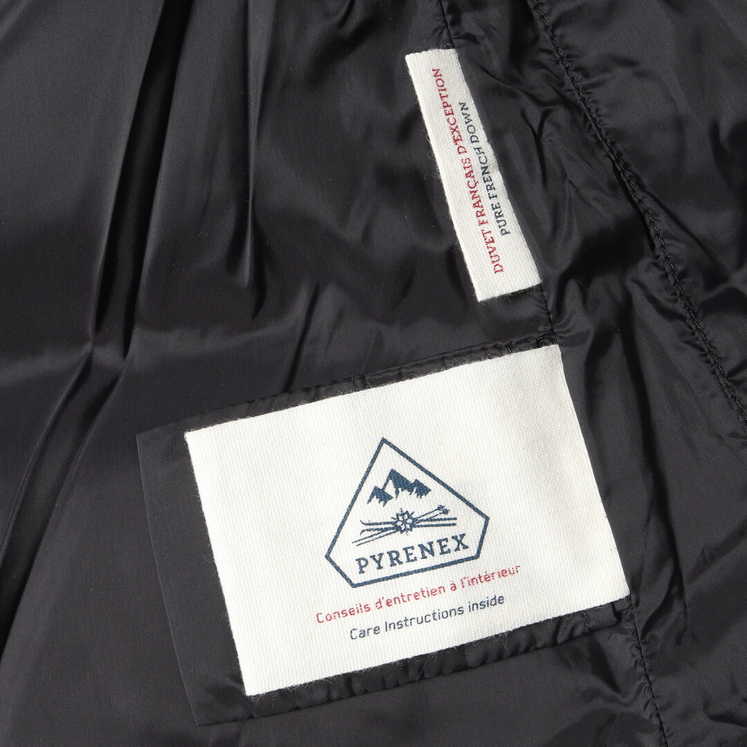 Pyrenex(ピレネックス)のPYRENEX ピレネックス ダウンジャケット サイズ:S UNITED ARROWS 別注 フード付き ベルフォート ダウン ジャケット BELFORT UA ユナイテッドアローズ アウター ブルゾン コート コラボ ブラック 黒 【メンズ】【中古】 メンズのジャケット/アウター(ダウンジャケット)の商品写真