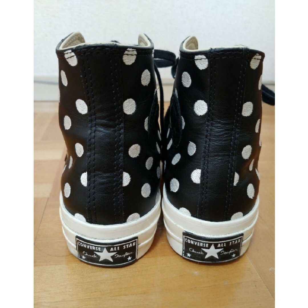 ALL STAR（CONVERSE）(オールスター)のCONVERSE ALL STAR★レザーハイカット／22.5cm美品 レディースの靴/シューズ(スニーカー)の商品写真