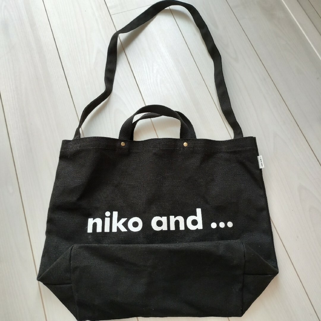 niko and...(ニコアンド)のNiko and... 2-wayキャンバストートバッグ レディースのバッグ(トートバッグ)の商品写真
