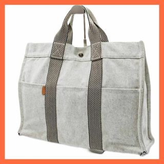 エルメス(Hermes)のHERMES エルメス ニューフールトゥル MM キャンバストート ハンドバッグ(トートバッグ)