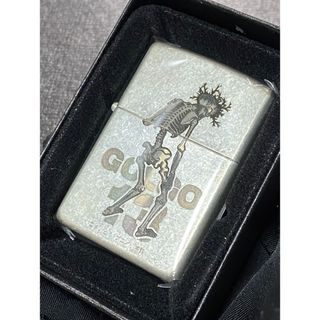 zippo ゴルゴ13 骸骨 シルバーダスト 限定品 特殊加工 1997年製(その他)