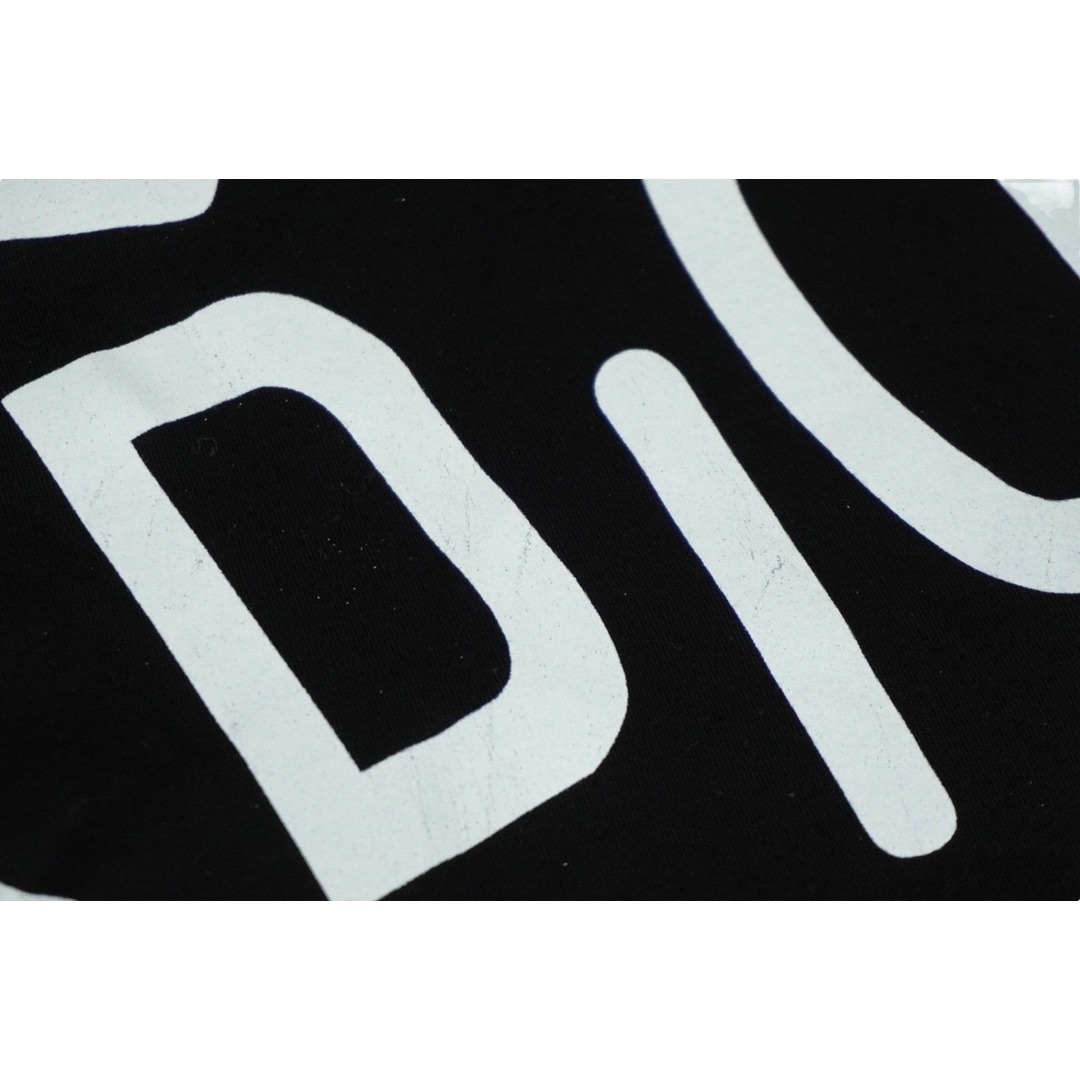 Christian Dior(クリスチャンディオール)のChristian Dior クリスチャンディオール 半袖VネックＴシャツ 4A16155957 ブラックホワイト コットン 美品 中古 60318 レディースのトップス(Tシャツ(半袖/袖なし))の商品写真