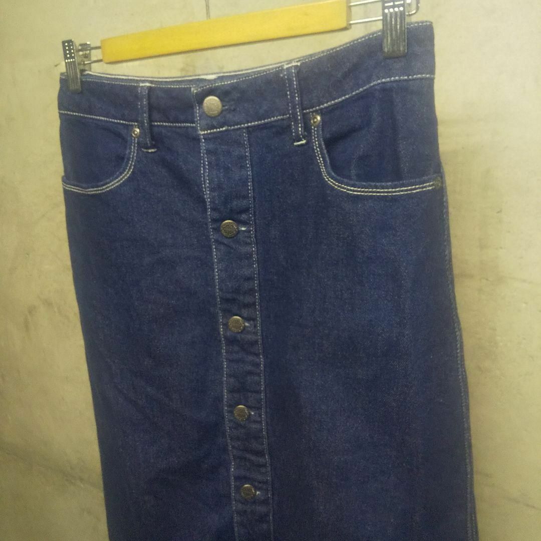 CIMARRON(シマロン)のCIMARRON JEANS SHIPSany 別注 デニムスカート M 濃紺 レディースのスカート(ロングスカート)の商品写真