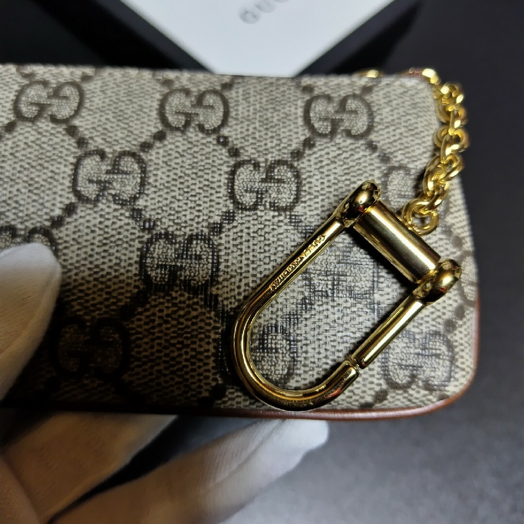 Gucci(グッチ)のGUCCI　キーリング付きコインケース レディースのファッション小物(コインケース)の商品写真