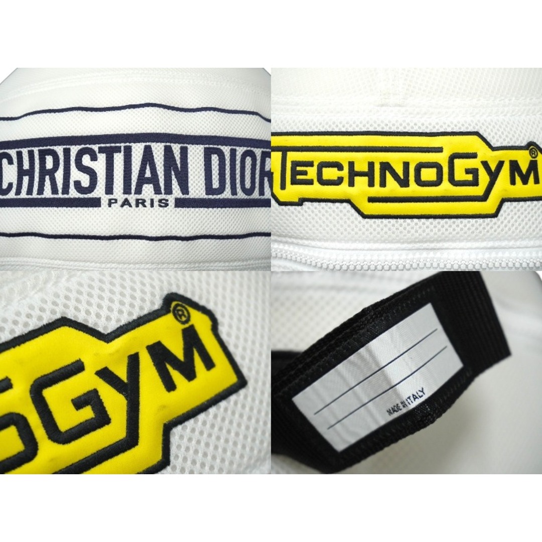 Christian Dior(クリスチャンディオール)のChristian Dior クリスチャンディオール TECHNOGYM FOR DIOR バランスボール 限定エディション ホワイト 中古 60168 インテリア/住まい/日用品のインテリア小物(その他)の商品写真