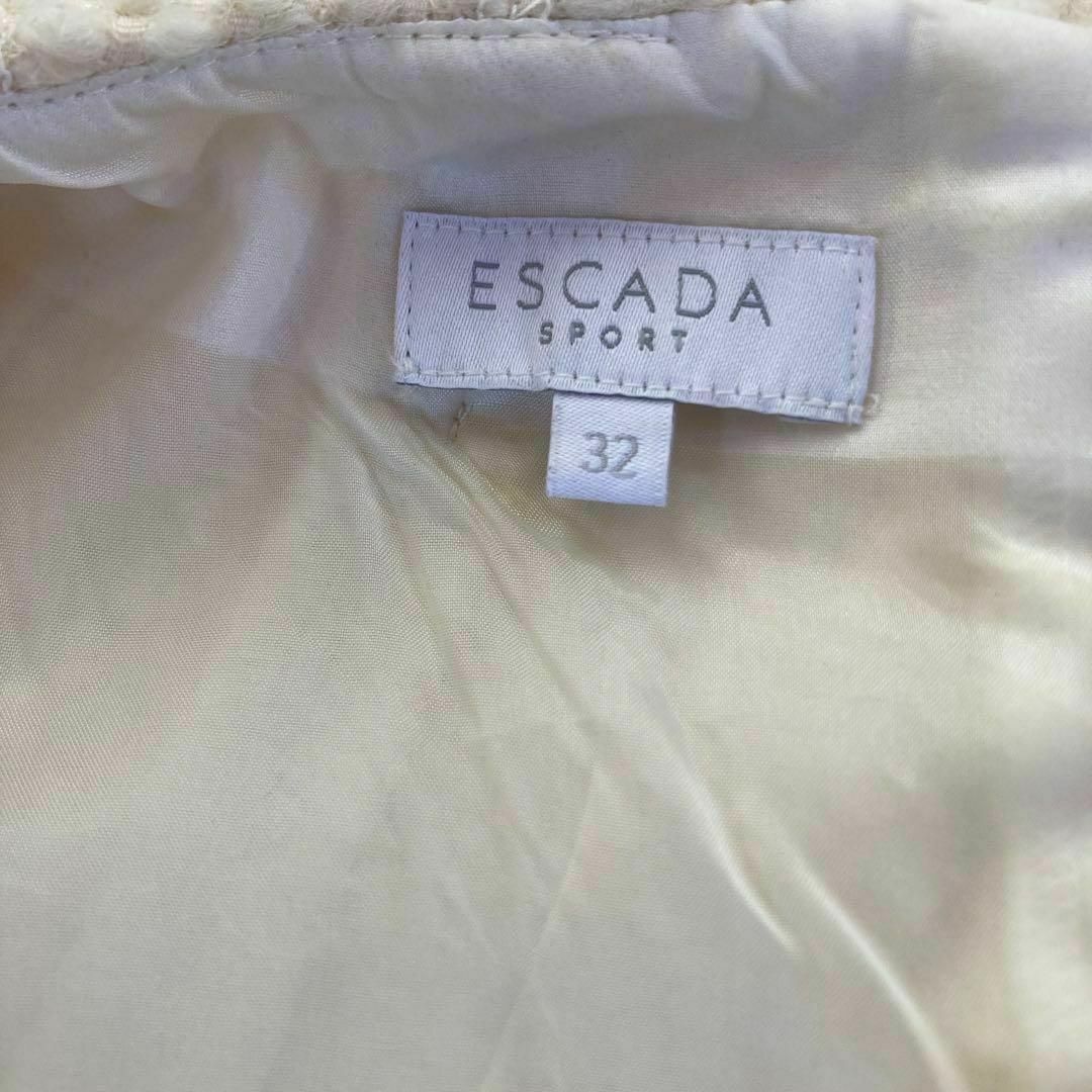 ESCADA - ESCADA SPORT 32号 ワンピース チュニック スカート ホワイト