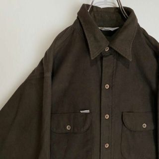 カーハート(carhartt)のカーハート　ワークシャツ carhartt ビックシルエット　90s(シャツ)