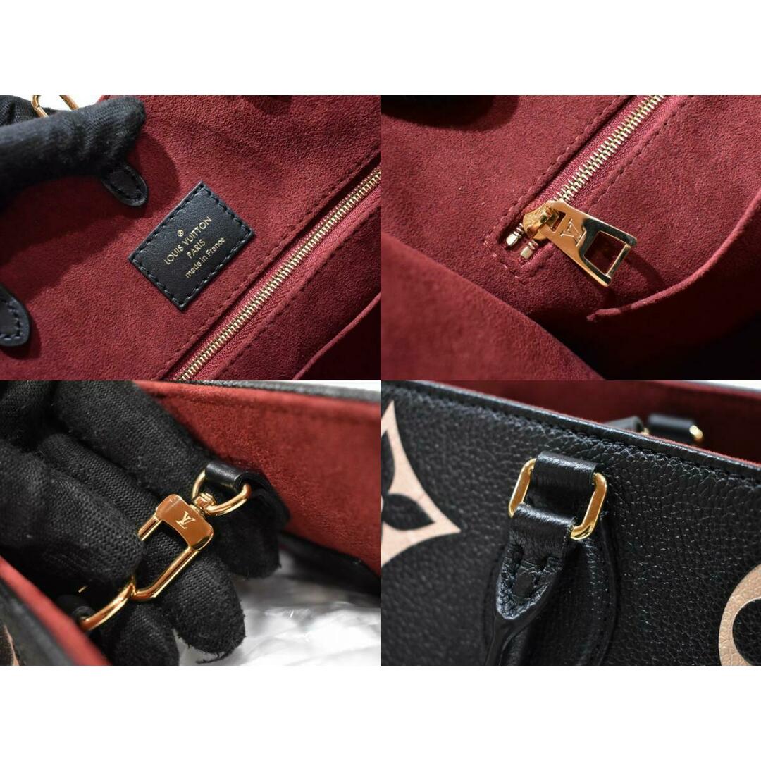 LOUIS VUITTON(ルイヴィトン)の【箱・布袋あり】LOUIS VUITTON　ルイヴィトン　オンザゴーMM　M45495　バイカラー モノグラム・アンプラント　ブラック×ベージュ　トートバッグ　ショルダーバッグ　レディース　メンズ　ユニセックス　シンプル　ギフト　プレゼント包装可　【中古】　松山久万ノ台店 メンズのバッグ(トートバッグ)の商品写真