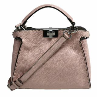 フェンディ(FENDI)のFENDI フェンディ セレリア ピーカブー エッセンシャリー 2Wayショルダーバッグ ピンク系 8BN302 SMT F1B5C レディース【中古】(ショルダーバッグ)