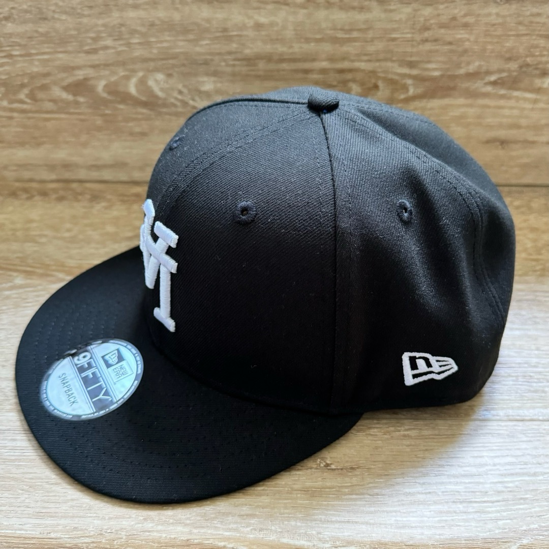 NEWERA  ロサンゼルス　ドジャース　キャップ　逆ロゴ　ブルー　ブラック