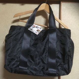 シマムラ(しまむら)のしまむら新品MUMU & Co.キルティング大容量トートバッグブラック(トートバッグ)