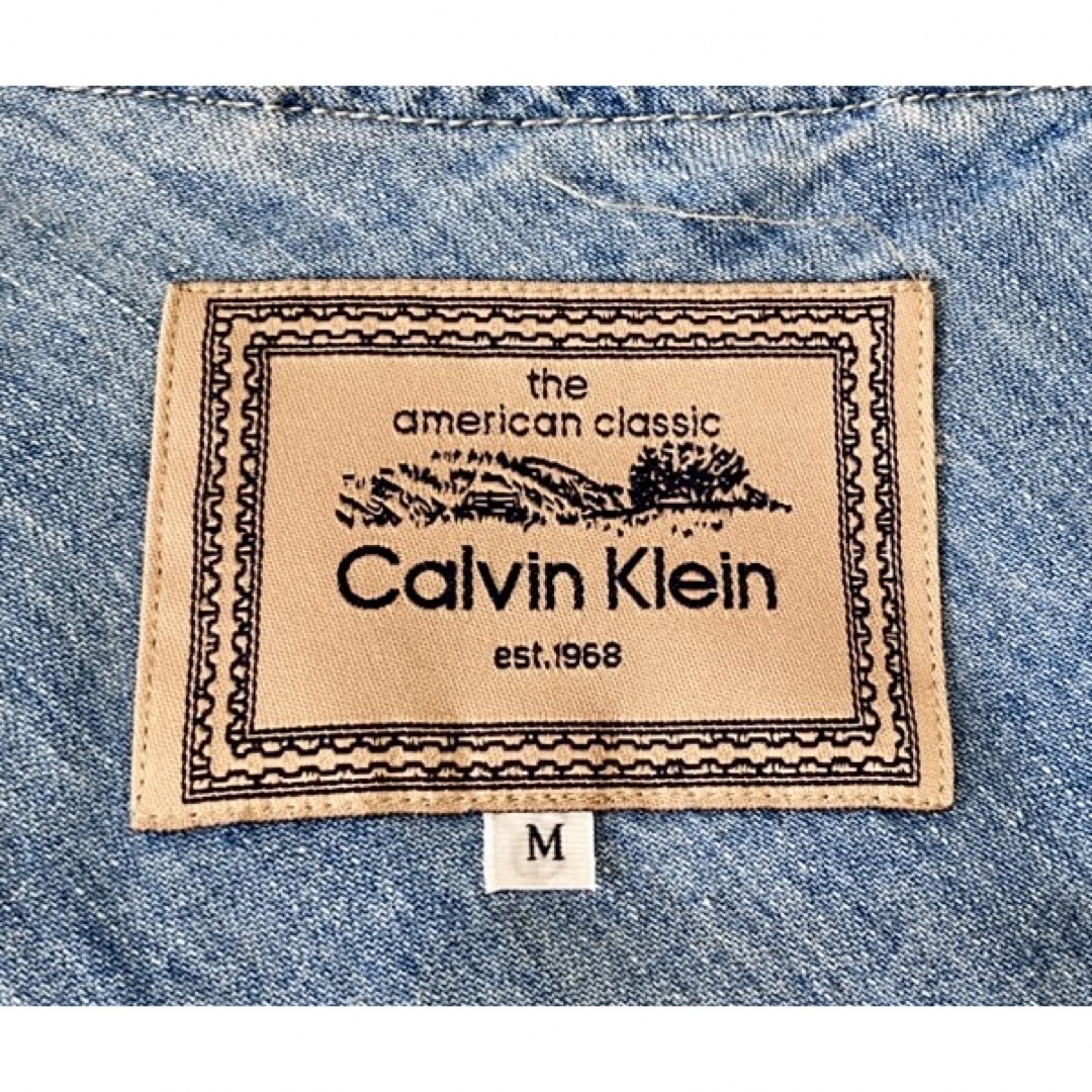 Calvin Klein(カルバンクライン)のビンテージCalvin Klein カルバンクライン デニムジャケット 90s レディースのジャケット/アウター(Gジャン/デニムジャケット)の商品写真