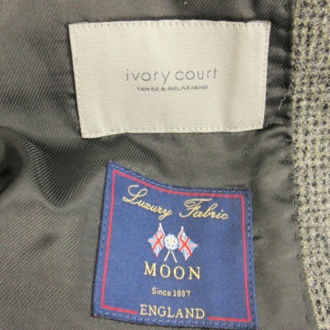 ivory court(アイボリーコート)のアイボリーコート MOON チェスター コート ロング グレー 40 ■GY31 メンズのジャケット/アウター(その他)の商品写真