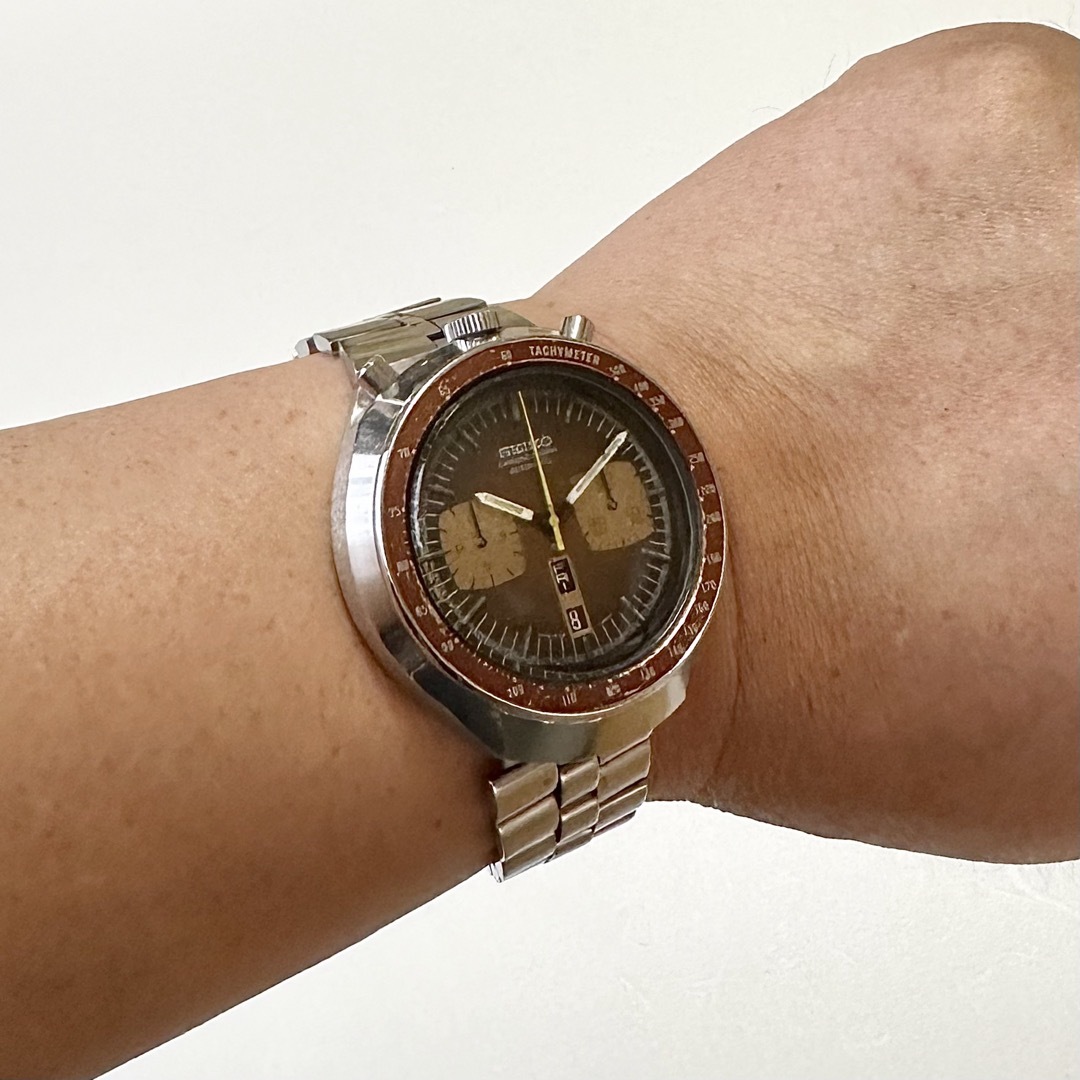 セイコー/スピードタイマー茶馬/6138-0040/腕時計/メンズ/ブルヘッド セイコー/スピードタイマー茶馬/6138-0040/腕時計/メンズ/ブルヘッド