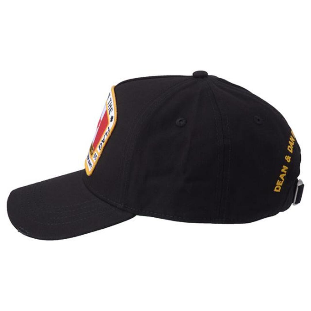 DSQUARED2(ディースクエアード)のDSQUARED2 ディースクエアード PATCH BASEBALL CAPS ベースボールキャップ BCM4011 05C00001 2124 ブラック 黒 ブラック メンズの帽子(キャップ)の商品写真