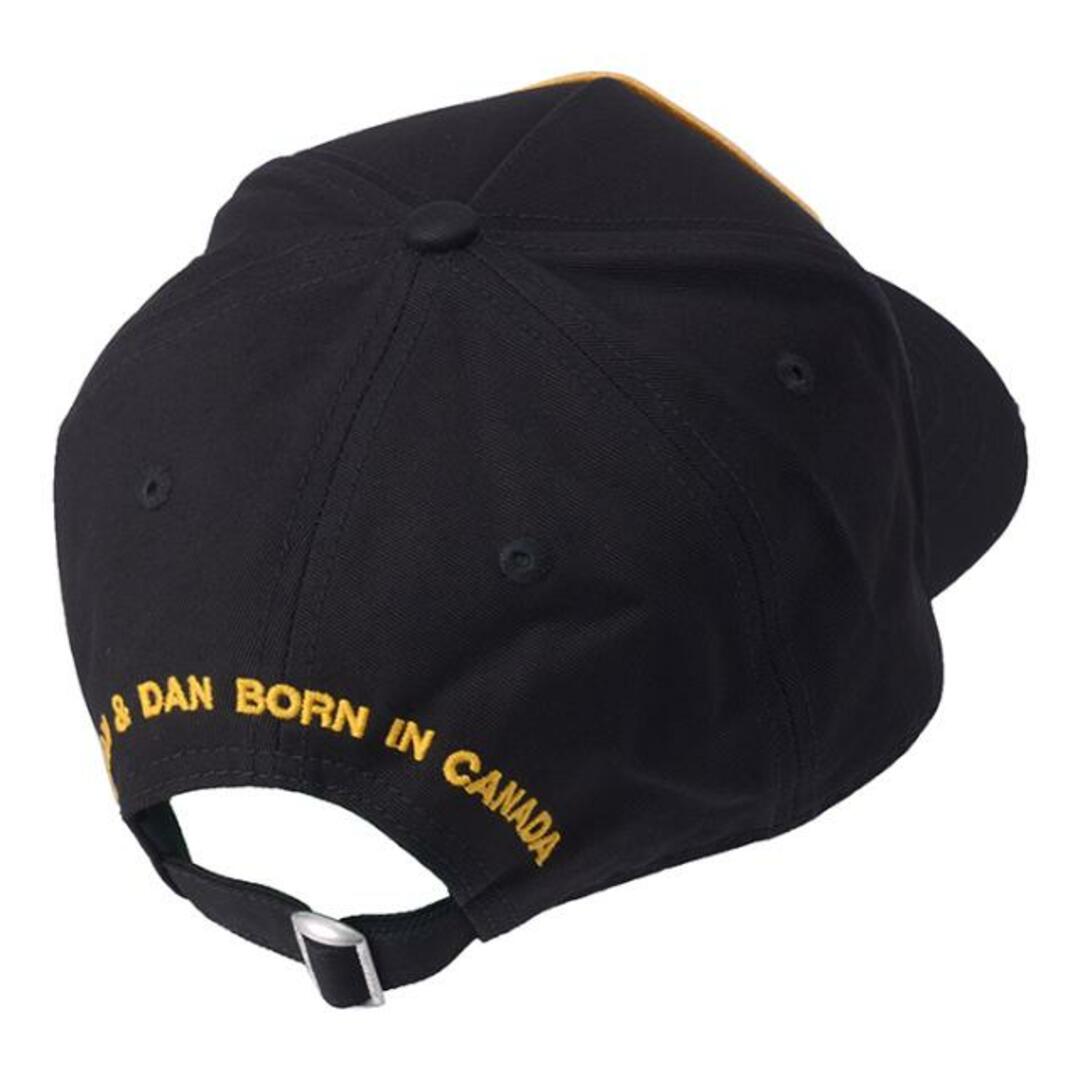 DSQUARED2(ディースクエアード)のDSQUARED2 ディースクエアード PATCH BASEBALL CAPS ベースボールキャップ BCM4011 05C00001 2124 ブラック 黒 ブラック メンズの帽子(キャップ)の商品写真
