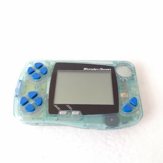 バンダイ(BANDAI)のバンダイ　ワンダースワン　デジモンブルー　限定色　美品　ゲーム機　動作品　希少(携帯用ゲーム機本体)