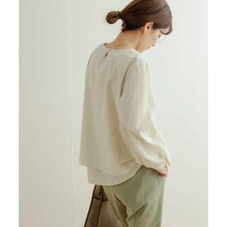 アーバンリサーチドアーズ(URBAN RESEARCH DOORS)の【GREIGE】『UR TECH Smart Linen Touch』レイヤードブラウス(シャツ/ブラウス(長袖/七分))