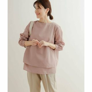 アーバンリサーチドアーズ(URBAN RESEARCH DOORS)の【PINK】『UR TECH Smart Linen Touch』レイヤードブラウス(シャツ/ブラウス(長袖/七分))