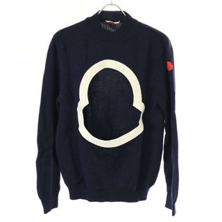 モンクレール(MONCLER)の2 Moncler 1952 2 モンクレール 1952 MAGLIONE TRICOT GIROCOLLO ロゴホール ニットセーター ネイビー M D20919033650(ニット/セーター)