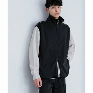 SENSE OF PLACE by URBAN RESEARCH - 【BLACK】トラックジャージラインベスト