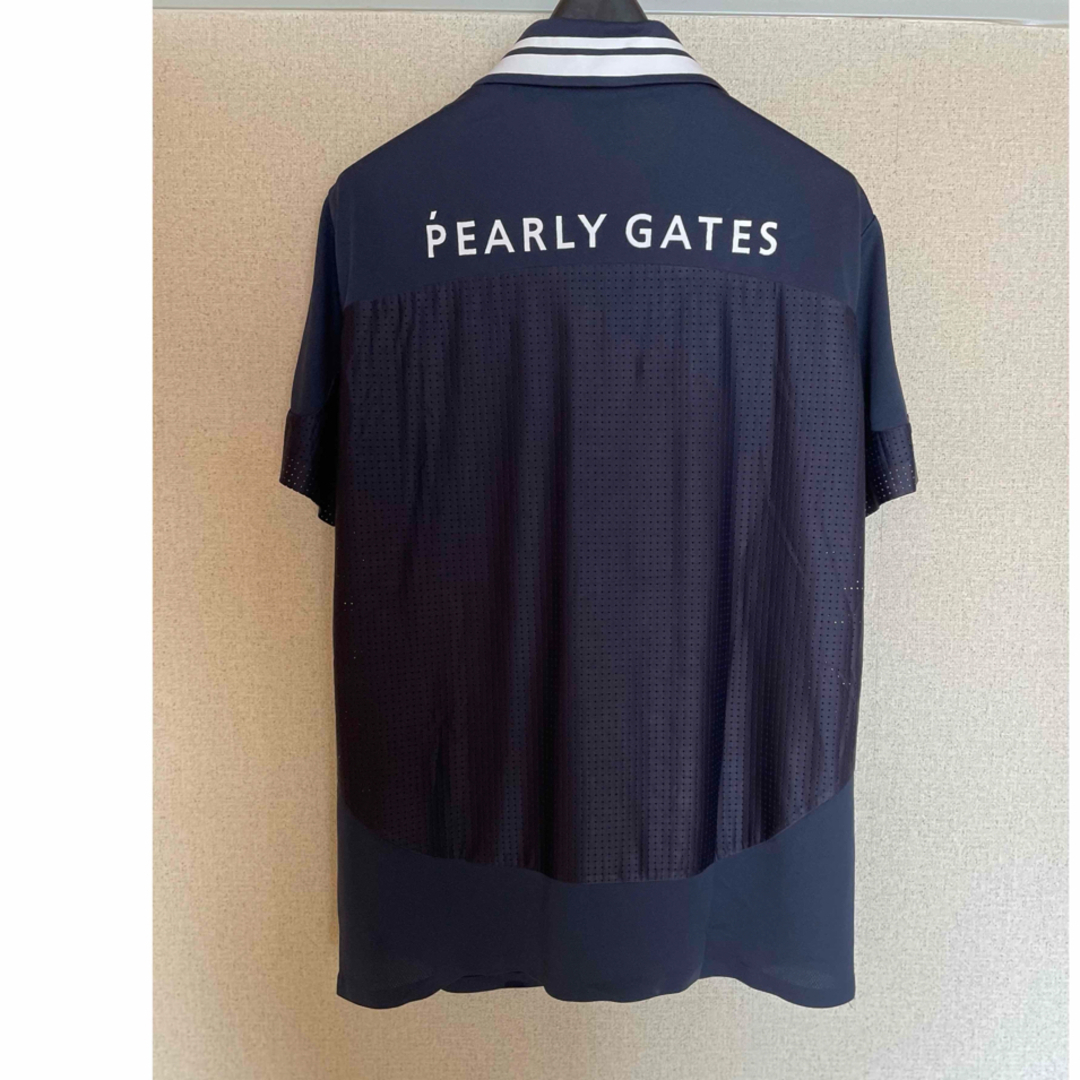 PEARLY GATES(パーリーゲイツ)のPGGパーリーゲーツメンズポロ スポーツ/アウトドアのゴルフ(ウエア)の商品写真