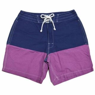 ジェイクルー(J.Crew)のメンズJ.Crew colorblock  7” board shorts カラーブロック ボード ショーツ スイムショーツ ネイビー パープル 水着 Jクルー 31835 NKN  jc0003 ネイビーパープル(水着)