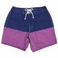 メンズJ.Crew colorblock  7” board shorts カラーブロック ボード ショーツ スイムショーツ ネイビー パープル 水着 Jクルー 31835 NKN  jc0003 ネイビーパープル 32