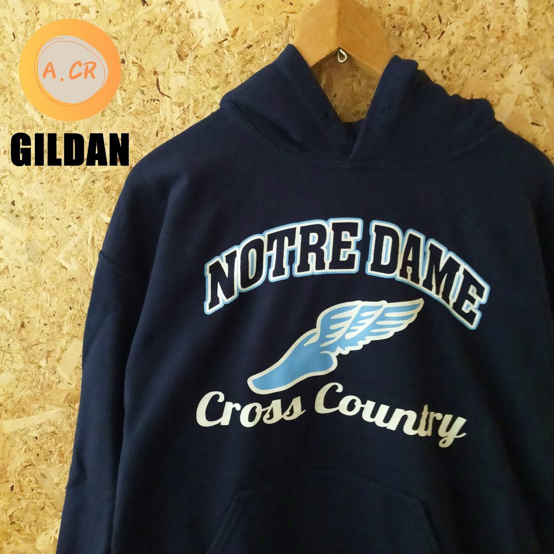 GILDAN(ギルタン)のGILDAN  NOTHRE DAME Cross Country Hoodie メンズのトップス(パーカー)の商品写真