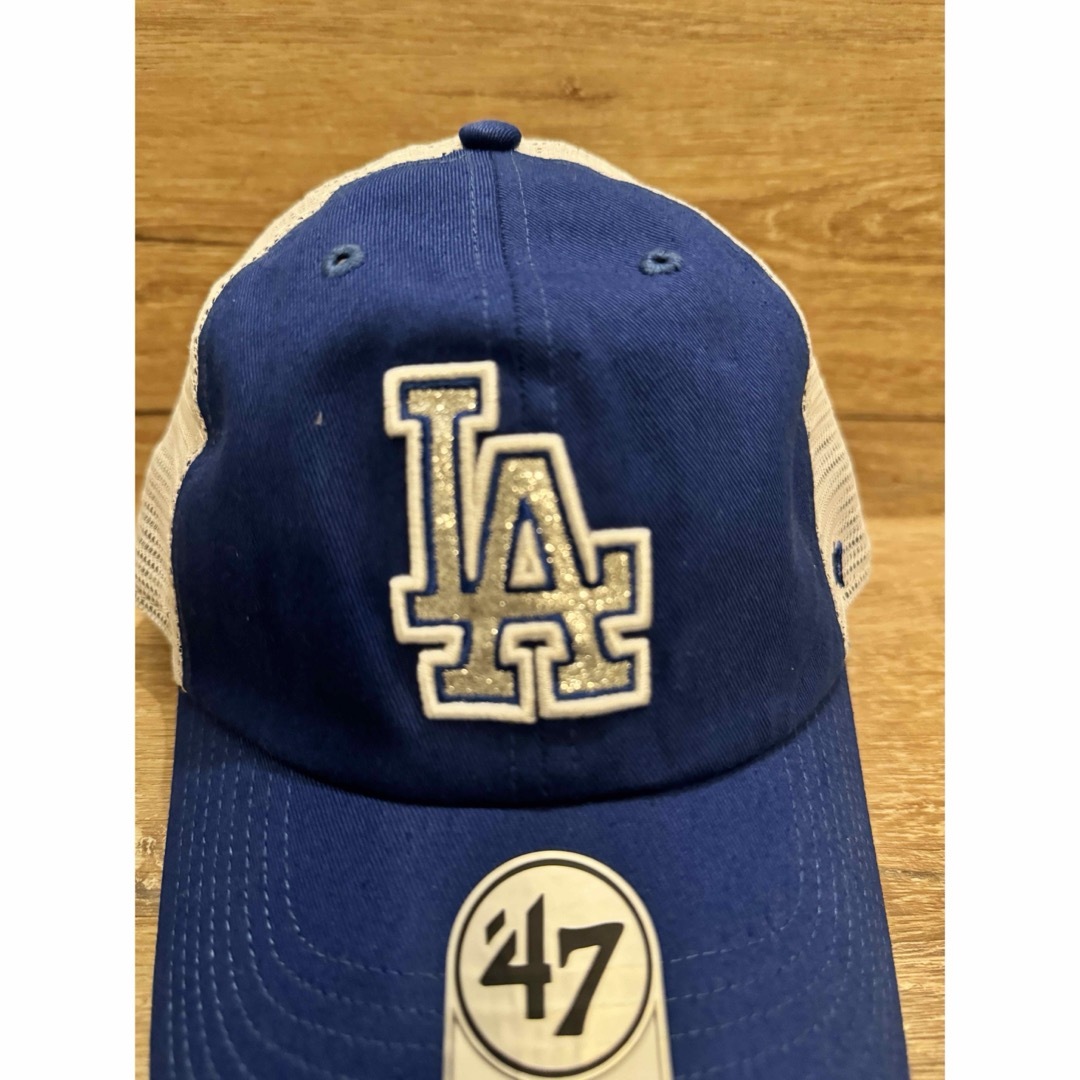 47 Brand(フォーティセブン)のロサンゼルス　ドジャース　キャップ　47brand  女性　ラメ　MLB公式 レディースの帽子(キャップ)の商品写真
