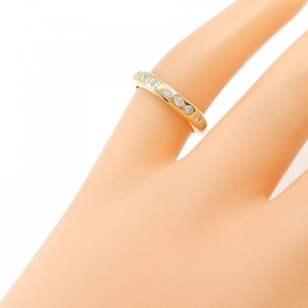 K18YG ダイヤモンド リング 0.19CT レディースのアクセサリー(リング(指輪))の商品写真