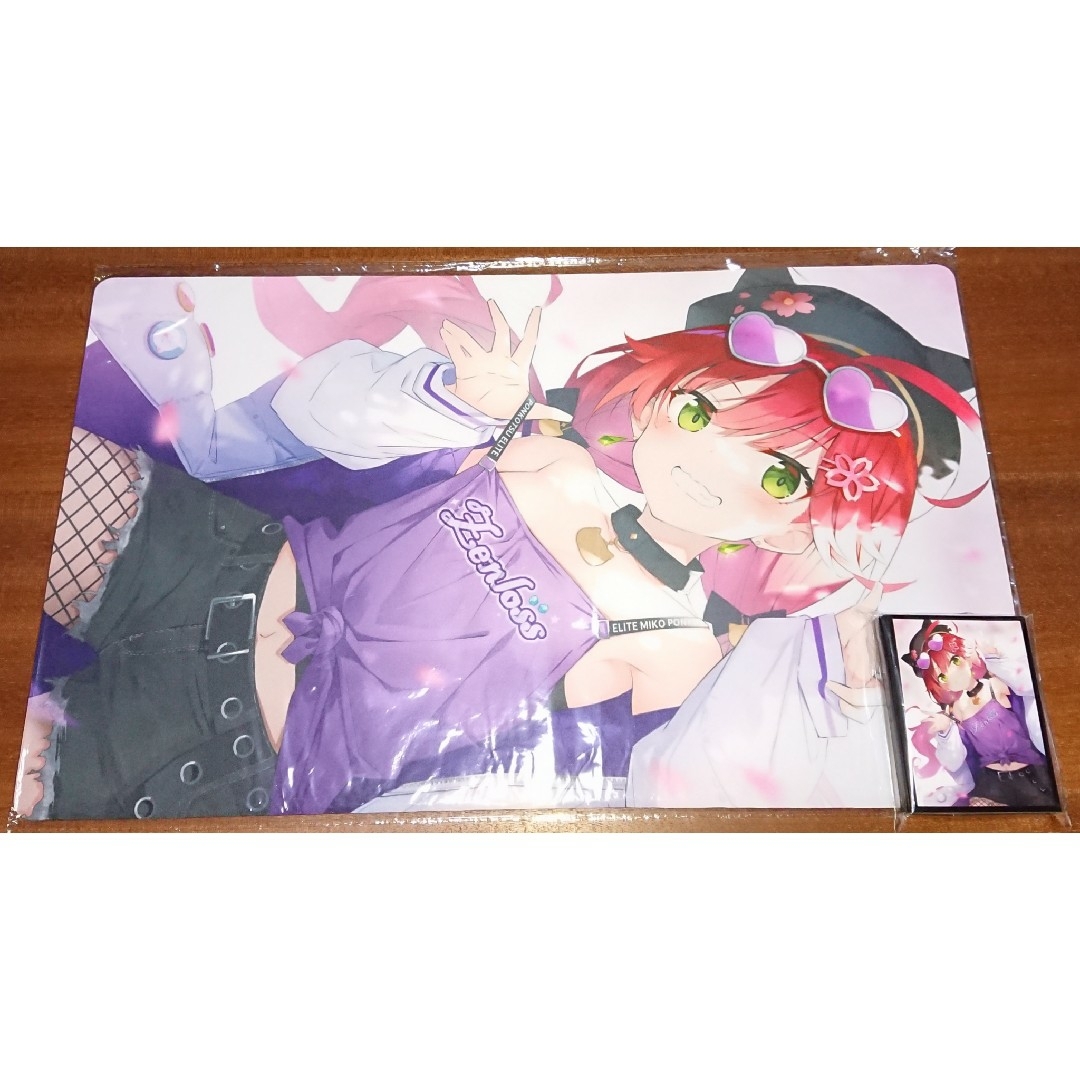 ホロライブ】 さくらみこ スリーブ プレイマット セットの通販 ホロライブ】 さくらみこ スリーブ プレイマット セットの通販