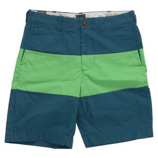 ジェイクルー(J.Crew)の J.Crew ジェイクルー  9”half piecing stan STANTON 54462 ツートンカラー  Jクルー  メンズ ショートパンツ NKN 2.グリーンXライムグリーン(ショートパンツ)