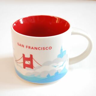 スターバックス(Starbucks)の【新品未使用品】スターバックス USAサンフランシスコ 限定 マグカップ 陶器製(グラス/カップ)
