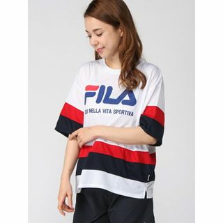 フィラ(FILA)の【WT】FILA/(W)スムース切替Tシャツ(カットソー(長袖/七分))