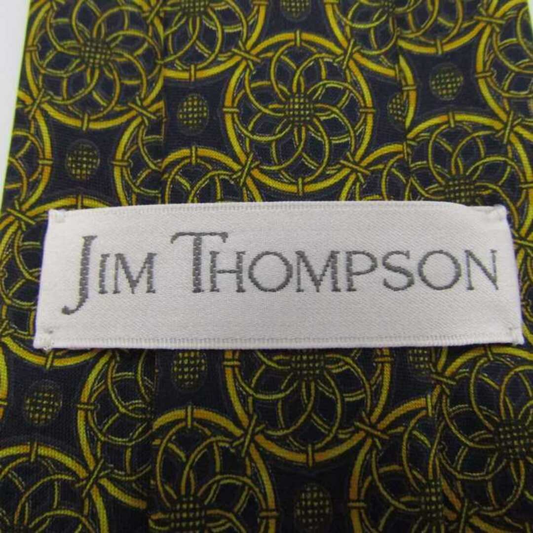 Jim Thompson(ジムトンプソン)のジムトンプソン ブランド ネクタイ シルク 総柄 花柄 メンズ ブラック JIM THOMPSON メンズのファッション小物(ネクタイ)の商品写真