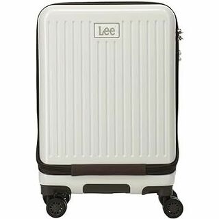 リー(Lee)の新品送料無料 Lee[リー]スーツケース 37L ホワイト 320-9020(スーツケース/キャリーバッグ)